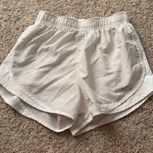 White women’s Nike shorts